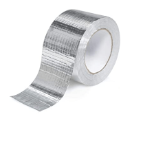Versterkte aluminium tape 72mm breed (=45m) Isolatie tape