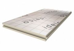 Idelco PIR 2-zijdig aluminium T&G 1200x600x50mm Rd:2.25 (=0,72m²) PIR Isolatie PIR + Underlayment Zolderdak PIR 50mm