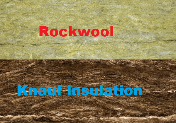 Rockwool en Knauf insulation